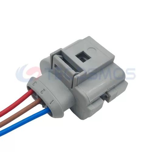 Auto Parts 3.5mm Car Fog Lamp Holder Crankshaft Sensor Connector 3-pin Female 0090-391 1J09737236 1J0973723G CT3-0008M - image 5